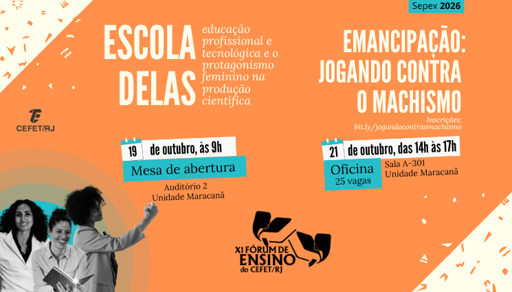 Mulheres na ciência e combate ao machismo serão destaques no XI Fórum de Ensino